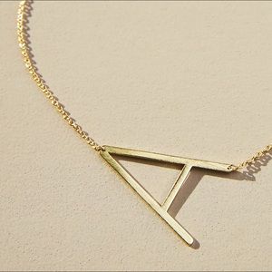 Anthropologie Monogram Pendant “A”